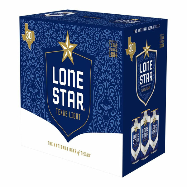 Refrigerated Lone Star Light Lager hero