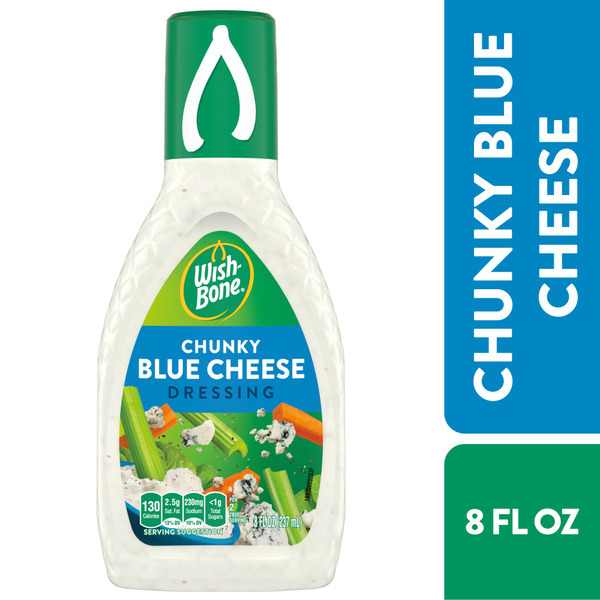 Salad Dressing & Toppings Wish-Bone Chunky Blue Cheese Salad Dressing hero