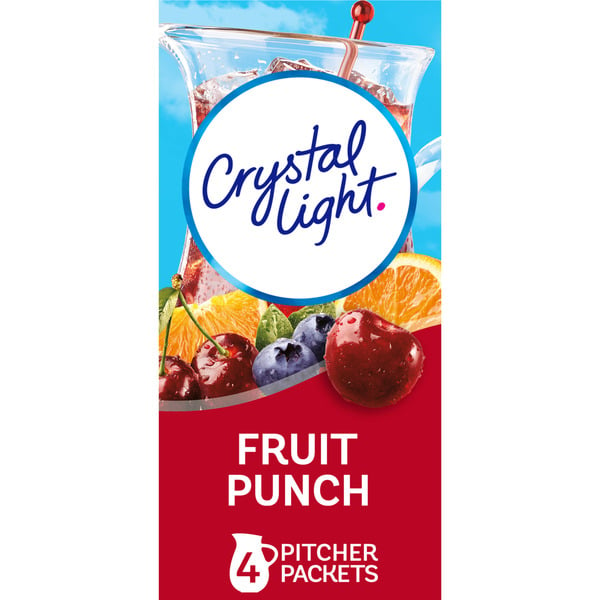 Cocoa & Drink Mixes Crystal Light Fruit Punch Artificially Flavored Powdered Drink Mix hero