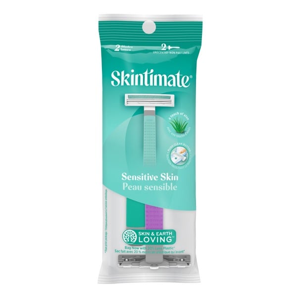 Toiletries Skintimate Skin Therapy Twin Blade Women's Disposable Razors hero