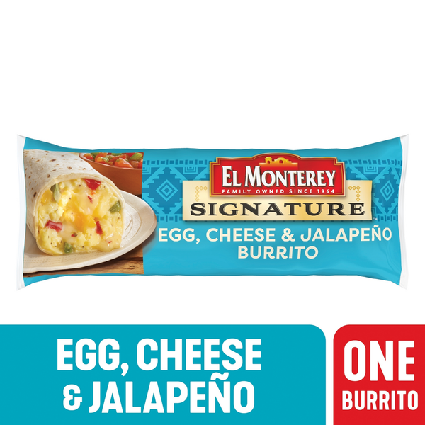 Packaged Lunchmeat El Monterey Burrito, Egg, Cheese & Jalapeno hero