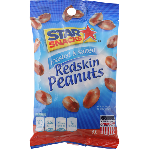 Nuts, Seeds & Dried Fruit Star Snacks Redskin Peanuts, Roasted & Salted hero