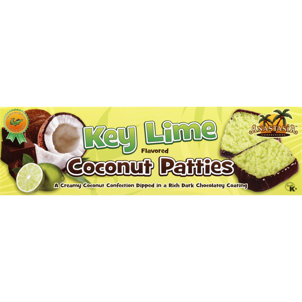 Candy & Chocolate Anastasia Coconut Patties, Key Lime Flavored hero