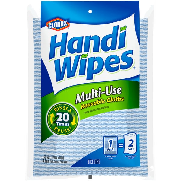 Cleaning Products Clorox Handi Wipes Multi-Use Reusable Cloths hero