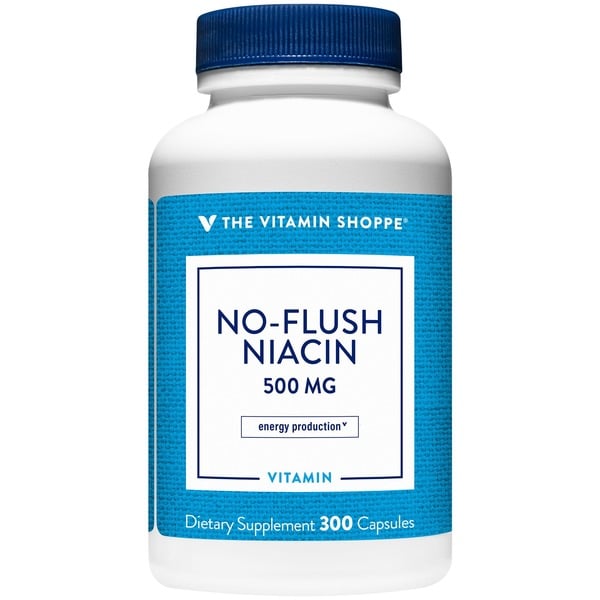 Vitamin B The Vitamin Shoppe No Flush Niacin - 500 MG (300 Capsules) hero