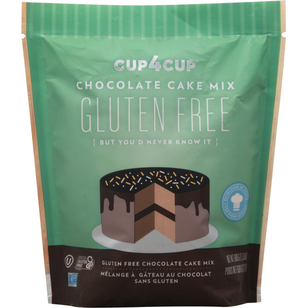 Doughs, Gelatins & Bake Mixes Cup4Cup Cake Mix, Gluten Free, Chocolate hero