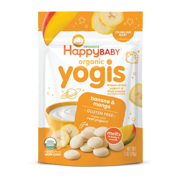 Baby Food & Formula Happy Baby Organics Organic Yogis Freeze-Dried Yogurt & Fruit Snacks Banana Mango hero