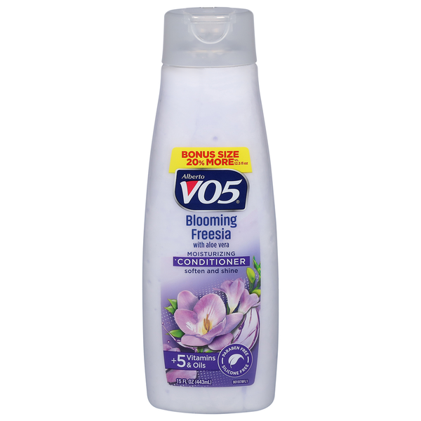 Hair Care Alberto VO5 Conditioner, Moisturizing, Blooming Freesia, Bonus Size hero