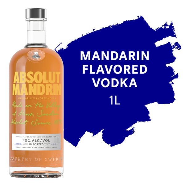 Spirits Absolut Mandrin Flavored Vodka hero