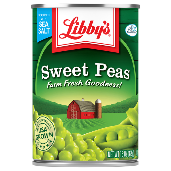 Canned & Jarred Vegetables Libby's Peas, Sweet hero