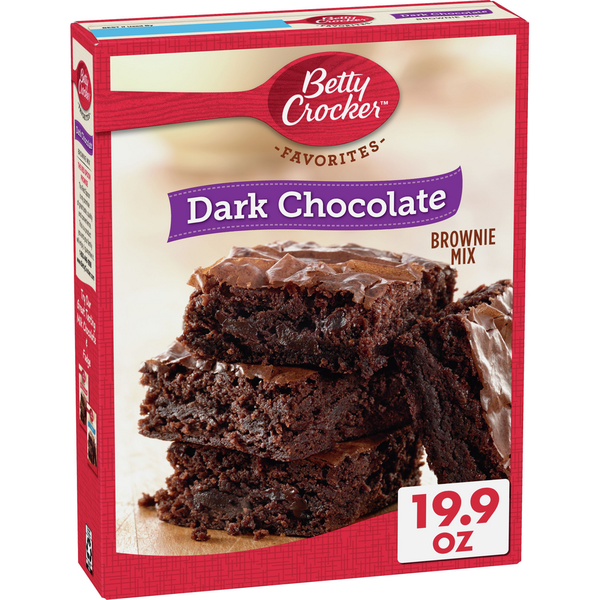 Doughs, Gelatins & Bake Mixes Betty Crocker Dark Chocolate Brownie Mix, Family Size hero