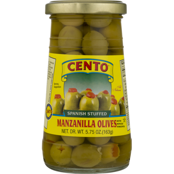 Pickled Goods & Olives Cento Manzanilla Olives Spanish Stuffed hero