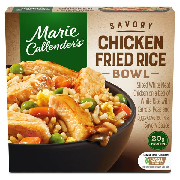 Frozen Meals Marie Callender's Savory Chicken Fried Rice Bowl, Frozen Meal hero