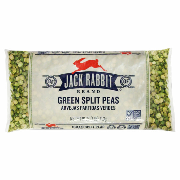 Dried Fruits & Vegetables Jack Rabbit Green Split Peas hero