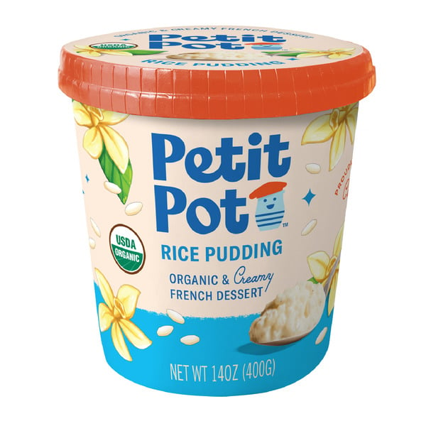 Candy & Chocolate Petit Pot Rice Pudding Pint, Organic French Dessert hero