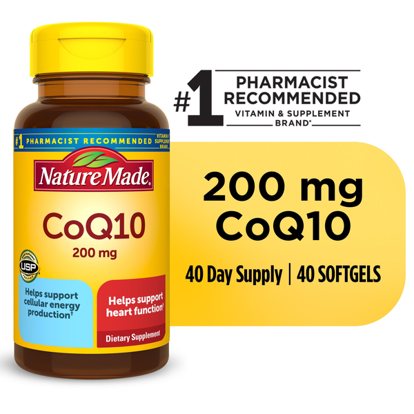 Vitamins & Supplements Nature Made CoQ10 200 mg Softgels hero