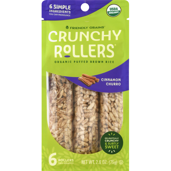 Cookies & Cakes Friendly Grains Crunchy Rollers, Cinnamon Churro hero