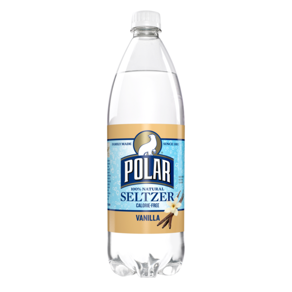 Water, Seltzer & Sparkling Water Polar Seltzer,100% Natural, Vanilla hero