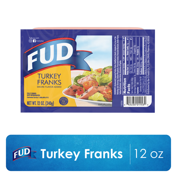 Packaged Poultry FUD Turkey Franks hero