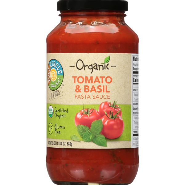 Condiments Full Circle Pasta Sauce, Tomato & Basil hero