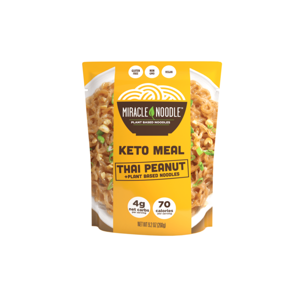 Miracle Noodle Keto Meal, Thai Peanut hero