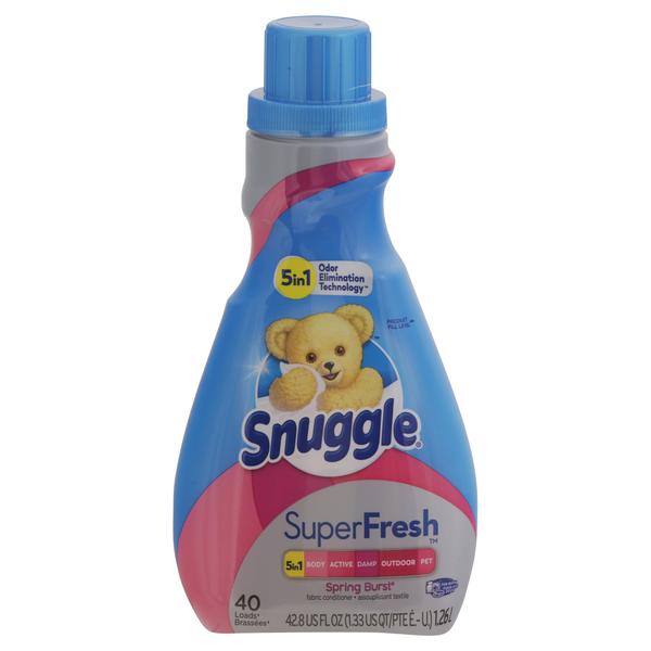 Snuggle Fabric Conditioner, Spring Burst, 5-in-1 hero