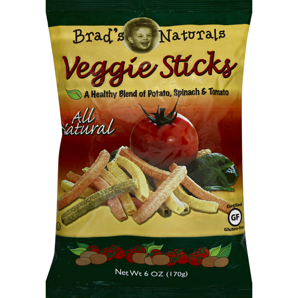 Fruit & Vegetable Snacks Brad's Organic Veggie Sticks hero