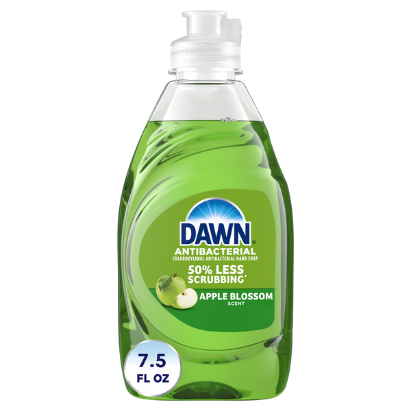 Dish Detergents Dawn Ultra Antibacterial Dishwashing Liquid Dish Soap, Apple Blossom hero