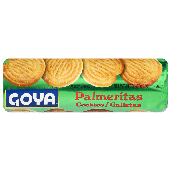 Packaged Cookies Goya Cookies, Palmeritas hero