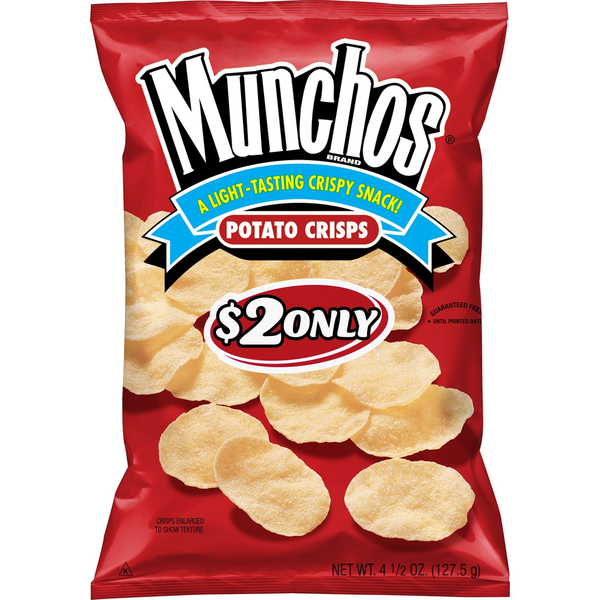 Chips & Pretzels MUNCHOS Potato Crisps, Regular hero