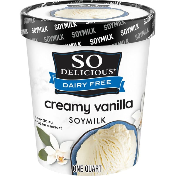 Ice Cream & Ice So Delicious Dairy Free Creamy Vanilla Soy Milk Frozen Dessert hero