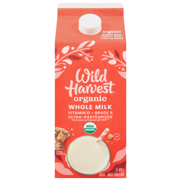 Milk Wild Harvest Whole Milk, Organic hero