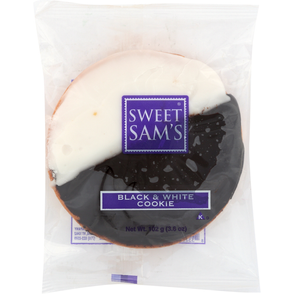 Bakery Desserts Sweet Sam’s Individually Wrapped Black & White Cookie hero