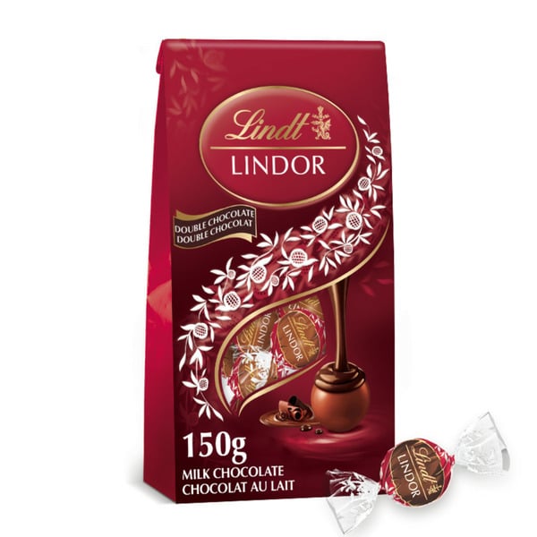 Lindt Double Chocolate Truffles, 150-Gram Bag hero