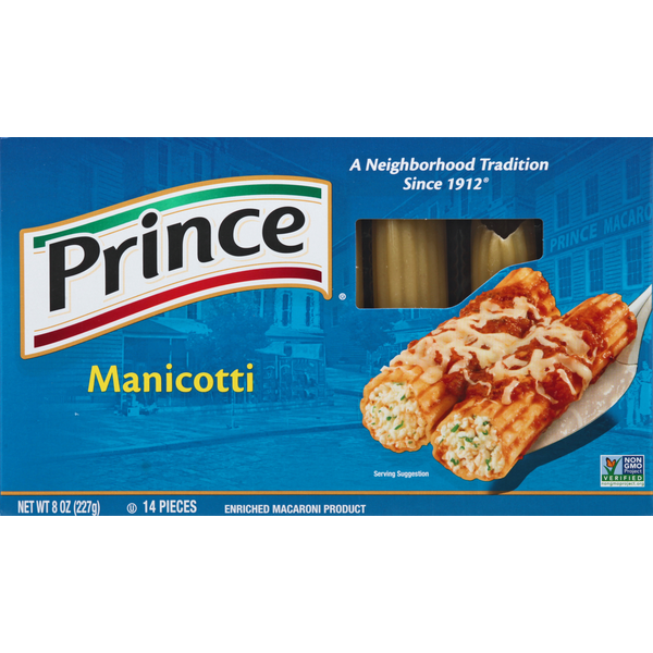 Dry Pasta Prince Manicotti hero