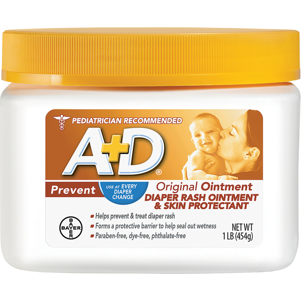 Baby First Aid & Vitamins A+D Ointment, Original hero