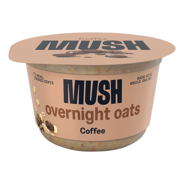 Hot Cereal & Pancake Mixes MUSH Coffee Coconut Ready to Eat Oats, Gluten and Dairy Free hero