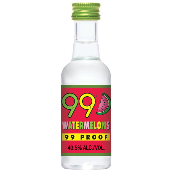 Spirits 99 Brand Watermelon Liqueur, 50ml Bottle, 99 Proof hero