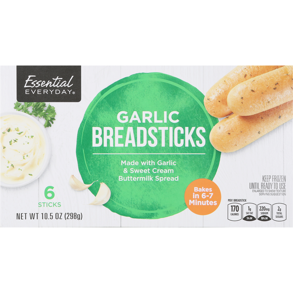 Bread Essential Everyday Breadsticks, Garlic hero