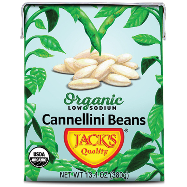 Canned & Jarred Vegetables Jack's Quality Cannellini Beans, Organic , Low Sodium hero