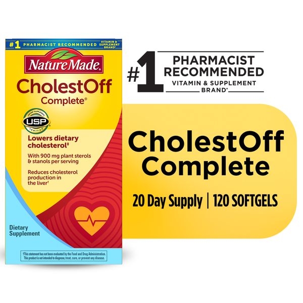 Vitamins & Supplements Nature Made CholestOff Complete Softgels hero