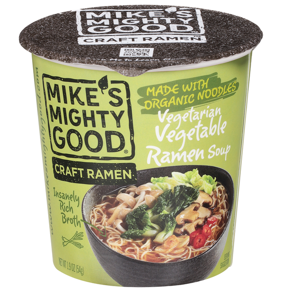 Prepared Soups & Salads Mike's Mighty Good Ramen Soup, Vegetarian Vegetable hero