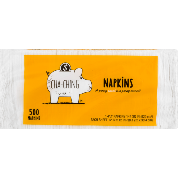 Paper Goods Cha Ching 1-Ply Napkins hero