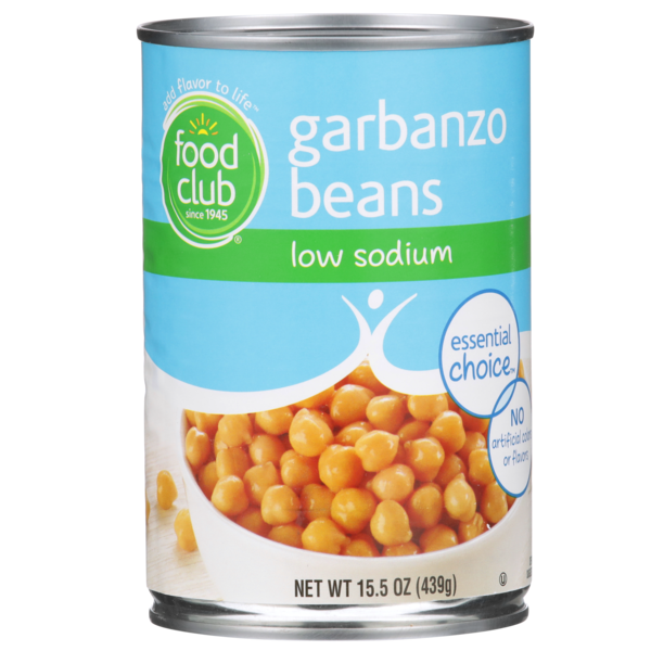 Grains, Rice & Dried Goods Food Club Low Sodium Garbanzo Beans hero