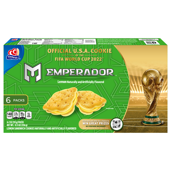 Packaged Cookies Emperador Distillers, Inc. Lime Cookies hero