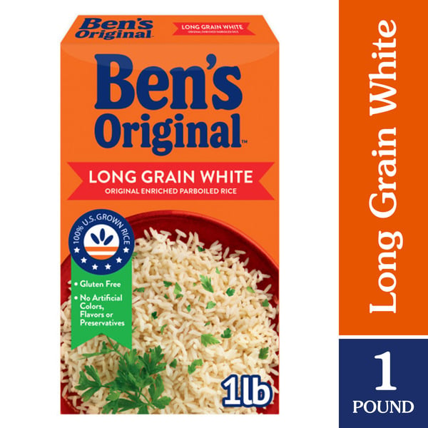 Grains, Rice & Dried Goods Ben's Original Converted Brand Enriched Long Grain White Rice Parboiled Rice hero