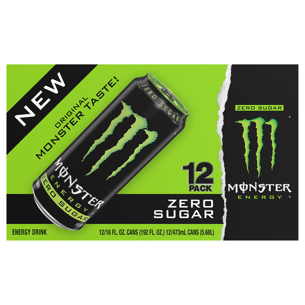 Energy & Sports Drinks Monster Energy Zero Sugar hero