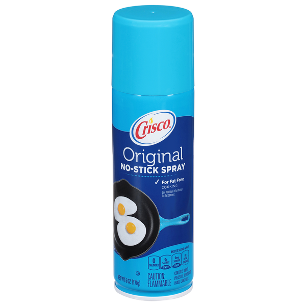 Oils & Vinegars Crisco No-Stick Spray, Original hero