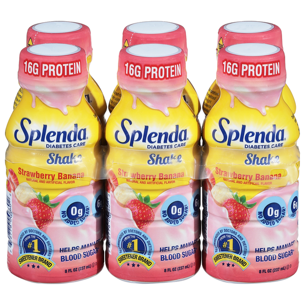 Vitamins & Supplements Splenda Shake, Strawberry Banana hero