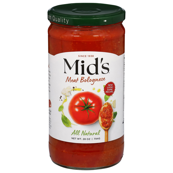 Condiments MID’S Pasta Sauce, True Sicilian, Meat Bolognese hero